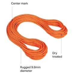 Mammut Crag Dry Rope - 9.8mm -Mammut SAFORABOA D2