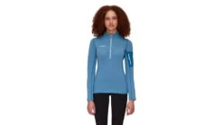 Mammut Aenergy Light ML Half Zip Pull Tops - Women's -Mammut opplanet mammut aenergy light ml half zip pull tops womens cool blue deep ice small 1014 03790 50551 113 av 2
