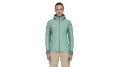 Mammut Rime Light IN Flex Hooded Jacket - Women's -Mammut opplanet mammut rime light in flex hooded jacket womens jade dark jade small 1013 02160 40240 113 av 2