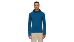 Mammut Selun FL Sun Hoodies - Men's -Mammut opplanet mammut selun fl sun hoodies mens deep ice small 1016 01420 50550 113 av 2